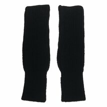 【新品】 JOHN LAWRENCE SULLIVAN / ジョンローレンスサリバン | CABLE KNIT GLOVES ケーブルニットグローブ | OS | BLACK_画像2