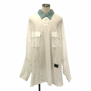 【新品】 JUVENILE HALL ROLLCALL / ジュベナイルホールロールコール | EXPANSION RS TUNIC ストライプ オーバーサイズ ロングシャツ