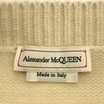 ALEXANDER MCQUEEN / アレキサンダーマックイーン | カシミヤブレンド ウールニット プルオーバー | XS | アイボリー/ブラック/ピンク系_画像5