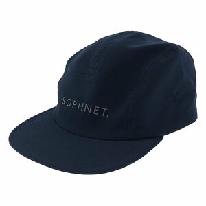 SOPHNET. / ソフネット | FIVE PANEL REFLECT LOGO CAP 5パネル リフレクト ロゴプリント キャップ | ネイビー | メンズ