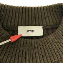 HYKE / ハイク | 2019AW | COMMAND SWEATER ニットポンチョ | カーキ | レディース_画像7