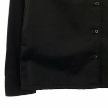 PRADA / プラダ | Poplin And Re-nylon Shirt シャツ | 38 | ブラック | レディース_画像3
