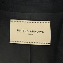 UNITED ARROWS / ユナイテッドアローズ | リネン ダブル テーラードジャケット | 36 | ブラック | レディース_画像5