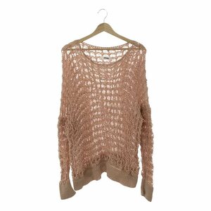 sulvam / サルバム | 2021SS | Mesh over knit ニット | S | ピンク | レディース