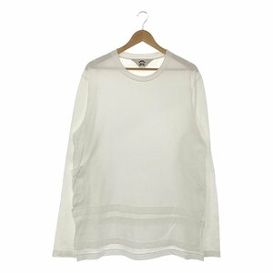 SUNSEA / サンシー | レイヤードロングスリーブ Tシャツ | 2 | ホワイト | メンズ