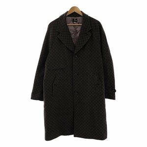 【美品】 Needles / ニードルス | Chester Coat - Wool Jacquard / ジャガード ツイード チェスターコート | L | パープル系 | メンズ