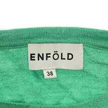 ENFOLD / エンフォルド | クルーネックニット | 38 | グリーン | レディース_画像5