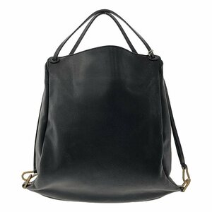 【美品】 STYLE CRAFT / スタイルクラフト | DSTO-03 / 2WAY 山羊革 / レザー ゴートショルダーバッグ | INK BLACK | レディース