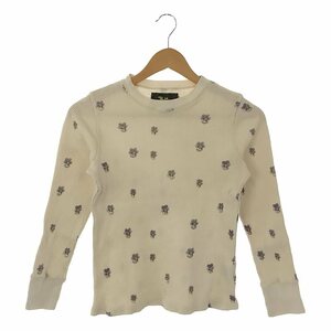 R.H.VINTAGE / ロンハーマンヴィンテージ | Sumire Waffle Pullover カットソー | XS | アイボリー/パープル | レディース