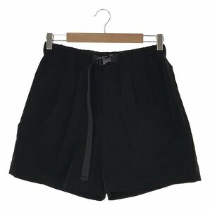 【美品】 Spick and Span / スピックアンドスパン | 2024SS | P/Ny撥水ベルトショートパンツ | F | ブラック | レディースの画像1