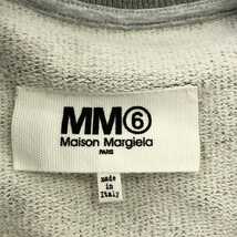 MM6 Maison Margiela / エムエムシックスメゾンマルジェラ | 2021AW | クルーネック サイドスリット ロゴ スウェット ワンピース_画像5