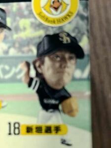 * новый ..Softbank HAWKS SoftBank Hawk s фигурка 2 a way * Professional Baseball NPB * Junk *