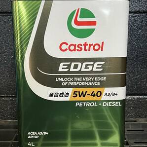 送料無料！！カストロール エッジ 5W-40 4L×6缶 ワンケース エンジンオイル 全合成油 API SP A3/B4 EDGE CASTROL ガソリン・ディーゼルの画像2
