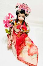 Iori カスタムリカちゃん日本人形風　正絹裾引き着物スタンドセット_画像1