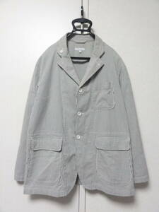 21SS Engineered Garments Loiter Jacket Seersucker Stripe ロイター ジャケット シアサッカー ストライプ S