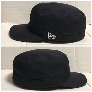 NEWERA ニューエラ ワークキャップ 無地 キャップ 帽子 黒 ブラック 7 5/8 (60.6cm)