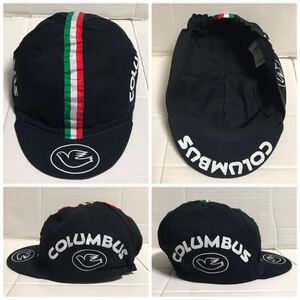 Cinelli チネリ COLUMBUS コロンバス サイクルキャップ キャップ CAP 帽子 ブラック 黒 イタリア製