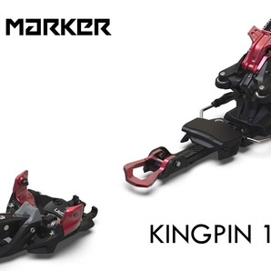 MARKER　/　KINGPIN 10　/　75-100mm　/　BLACK/RED 【auction by polvere_di_neve】マーカー キングピン shift alpinist duke pt