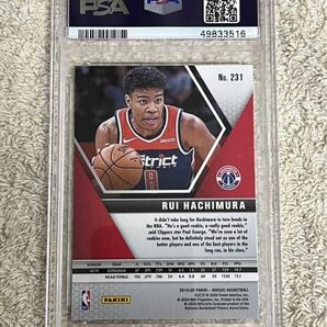 1円スタート 八村塁 ルーキーカード Rui Hachimura #231 2019 Panini Mosaic Rookie Card Washington Wizards PSA9の画像2