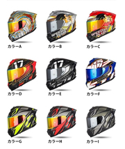 フルフェイスヘルメット 全9色 ダブルシールド オートバイ オートバイ レーシングヘルメット ビッグテールヘルメット 耐衝撃 I-XXL_画像6