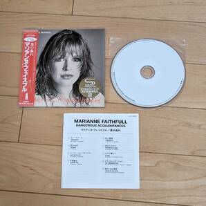 【MARIANNE FAITHFULL】マリアンヌ・フェイスフル/悪の戯れ（DANGEROUS ACQUAINTANCES）帯付国内紙ジャケ美品CD/初回限定/ミック・ジャガーの画像2