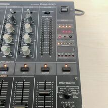  現状販売 Pioneer パイオニア DJM-500 DJミキサー 通電のみ確認 ジャンク 音響機器 音楽 DJ 楽器 _画像5