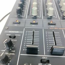  現状販売 Pioneer パイオニア DJM-500 DJミキサー 通電のみ確認 ジャンク 音響機器 音楽 DJ 楽器 _画像6