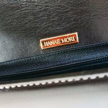 ★美品★F10M1593★ショルダーバッグ★ブラック　 HANAE MORI　牛革　綺麗です。_画像7