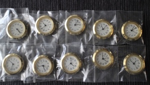  collet Carrot ( is . included ) clock Seiko SEIKO made unused Old stock goods 10 piece set . together 