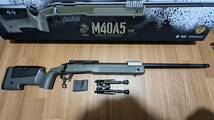 東京マルイ M40A5 O.D.ストック U.S.M.C ボルトアクションエアライフル 予備マガジン付き【新古品】_画像2