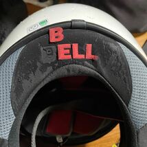 BELL HELMETS M3J ベル ヘルメット 白 Sサイズ55〜56センチ（検 SHOEI ショウエイ フルフェイスヘルメット アライarai_画像10