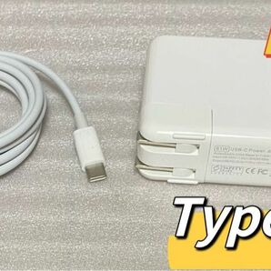 新品Type-C 61W MacBook Pro 電源互換 Mac 充電器 ACアダプター(USB-C充電ケーブルあり)