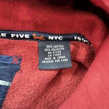 TRIPLE FIVE SOUL NYC /トリプル ファイブ ソウル ニューヨーク ワッペン刺繍プルオーバーフーディ パーカー MENS Lサイズ USED_画像6