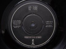 ★【UK Orig盤】U2/FIRE ファイヤー 2枚組 7インチシングル U WIP 6679 オリジナルLP未収録曲収録 極美盤★_画像4