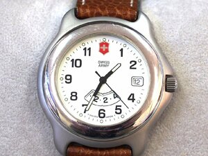 ◆◇SWISS ARMY DUAL TIME ZONE スイスアーミー　デュアルゾーン　ウォッチ　　デイト/ナイトゾーン　USED 美品！◇◆