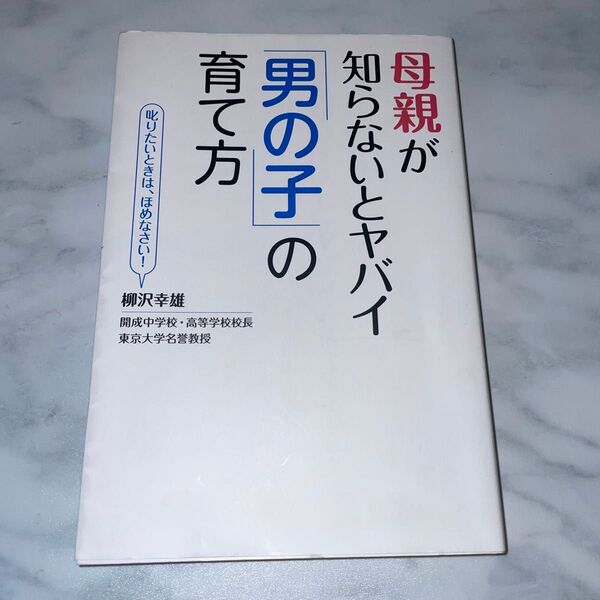母親が知らないとヤバイ「男の子」の育て方 叱りたいときは、ほめなさい! 柳沢幸雄/著