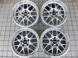 即決！BBS RG715 FORGED　中古アルミホイール ★17×7.5J 114.3/5H ET45★4本【送料無料】