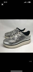 即決!定番! Onitsuka Tiger DELECITY SILVER 26.5cm 1183A963 / オニツカタイガー デレシティー シルバー 厚底