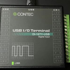 美品 通電確認済 中古 CONTEC コンテック DI-16TY-USB USB 非絶縁型ディジタル入力装置の画像7