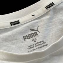 PUMA プーマ 半袖Tシャツ 白 綿 ロゴ グラフィック 半袖 レディース_画像3