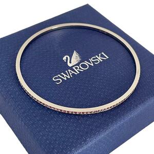 未使用 SWAROVSKI スワロフスキー ブレスレット バンクル ピンク