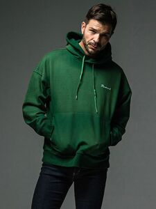 未使用　RESOUND CLOTHING　VINTAGE loose hoodie (グリーン) 裏毛ヴィンテージルーズパーカ　サイズ2　VGREEN　RC29-C-006　定価38500円