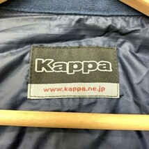 KAPPA Mサイズ カッパ ダウンジャケット アウター ジップ ベスト 紺色 青 ブルー メンズ 男性_画像6