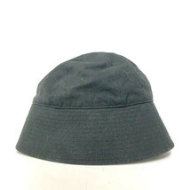 KIJIMA TAKAYUKI HAT MAKER キジマタカユキ サイズ2 バケットハット 帽子 キャップ コットン 100% ブラック 黒 MA-124 MA-121_画像2