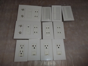  model installation exhibition use 11 piece set Panasonic multimedia outlet switch 