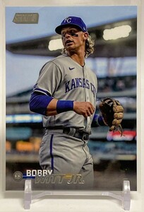 ボビー ウィット Jr. 2023 Topps Stadium Club Baseball Bobby Witt Jr. ベースカード MLB 112 ①