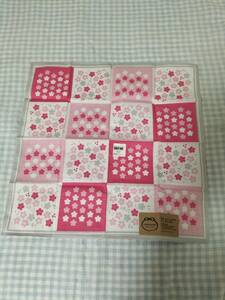 新品!おかみさんの小風呂敷/小桜市松/ハンカチにも