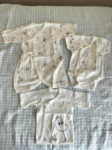  new goods! Moomin baby underwear 3 point set / combi-coverall underwear / rompers underwear / short underwear 