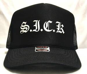 S.I.C.K トラッカーキャップ　新品　ブラック　OTTO 