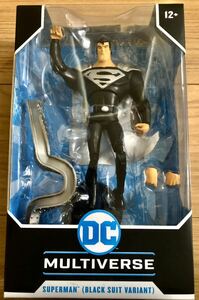  large price decline!DC multi bar s7 -inch action figure Superman black suit 